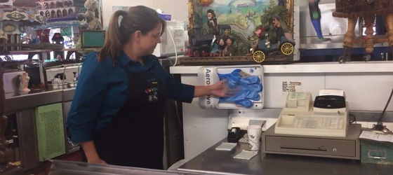 Wall Mount Automated Self Serve Areas Poly Glove Dispenser