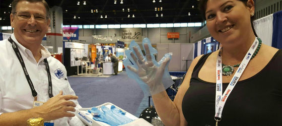 Wall Mount Automated Self Serve Areas Poly Glove Dispenser