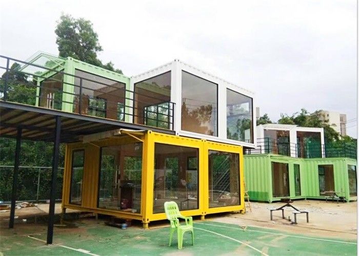 Light Weight  Steel Luxurious Custom Container House Large Construction Area
