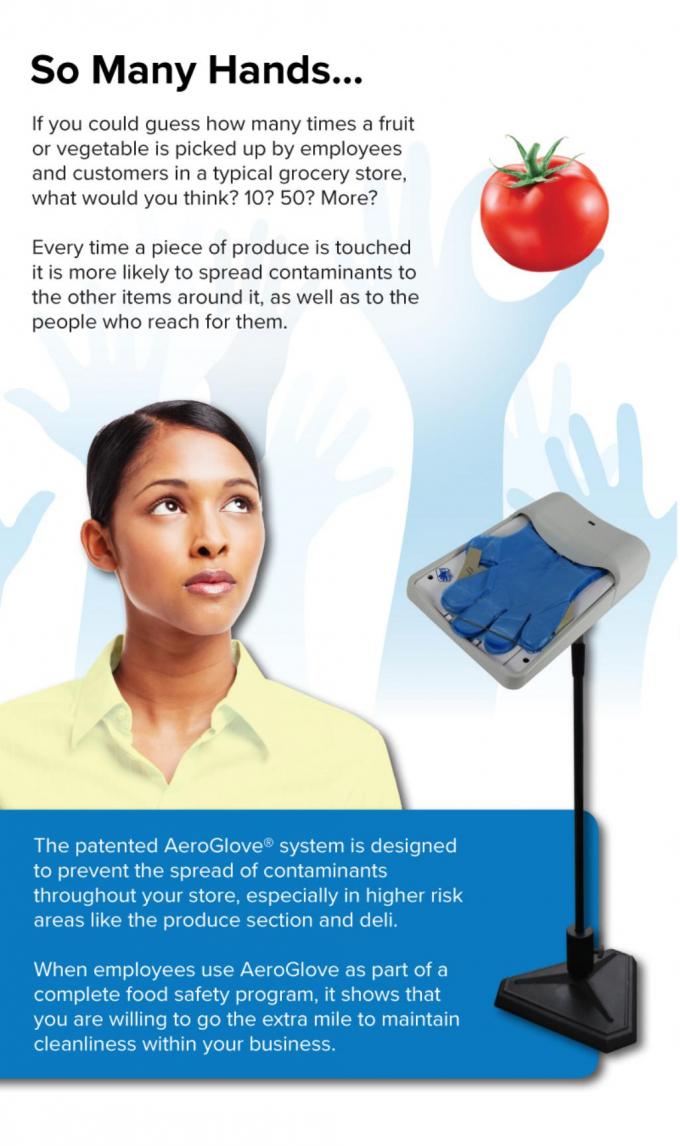 PC ABS Automatic Glove Dispenser PE Glove Household Kitchen Food Preparation